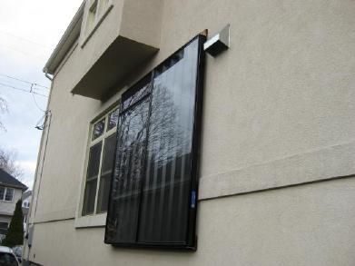 Solar air heater panel