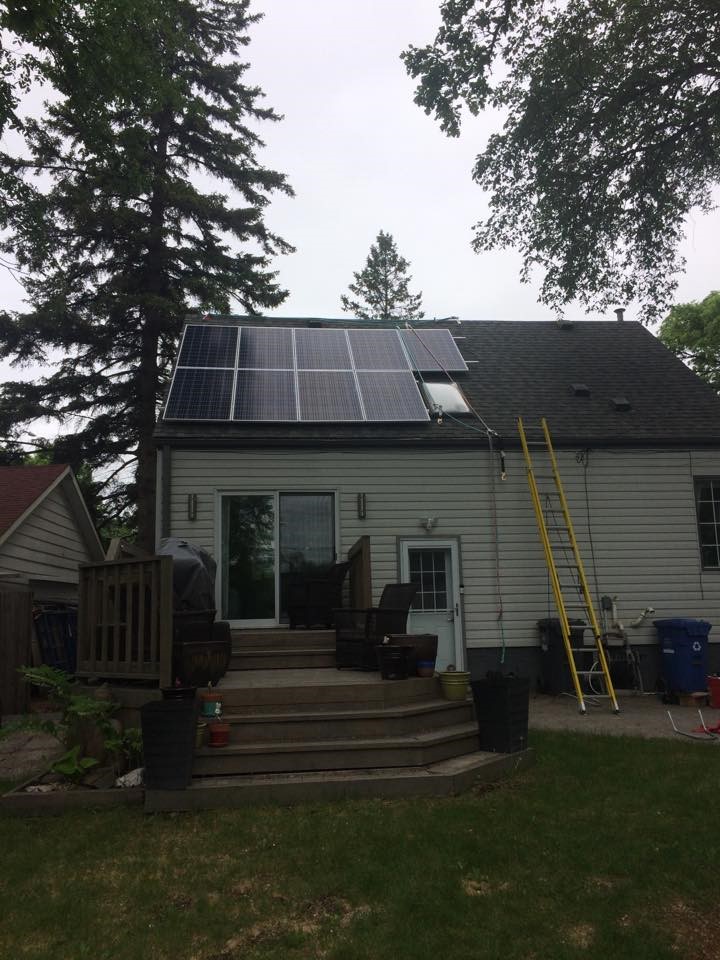 Urban Solar Installation in Winnipeg