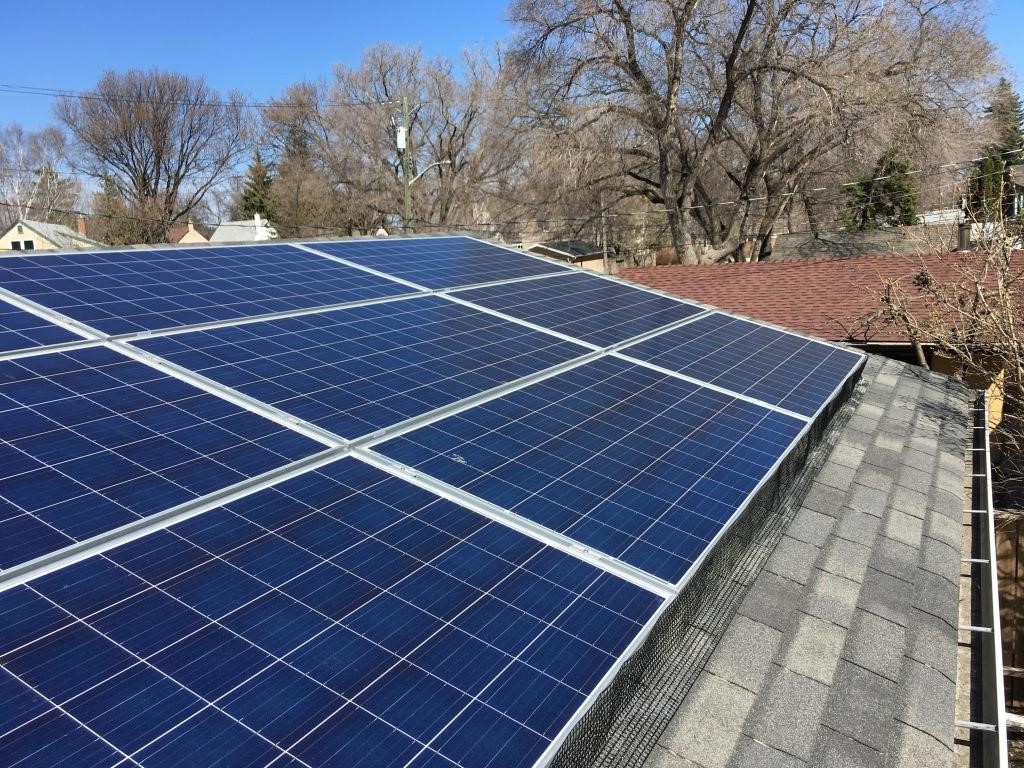 Urban Solar Installation in Winnipeg - 2.79 KW