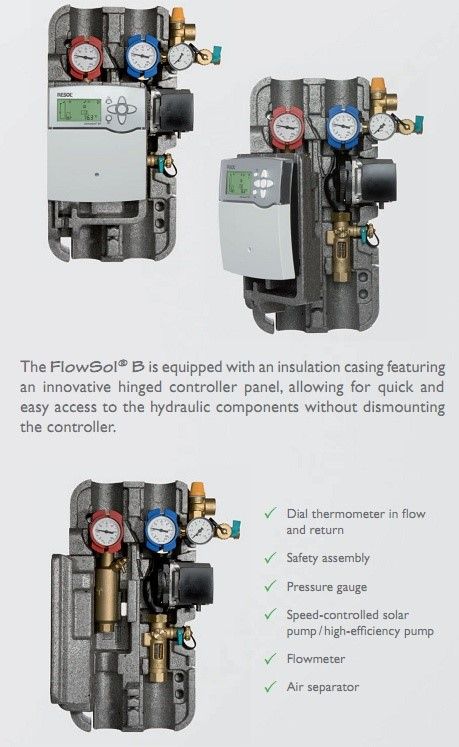 RESOL FLOWSOL PUMP STATION