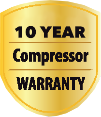 10 Year Compressor Warranty
