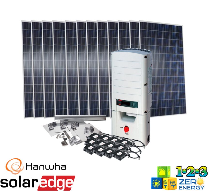 3720 Watt On Grid Solar PV Package - SolarEdge