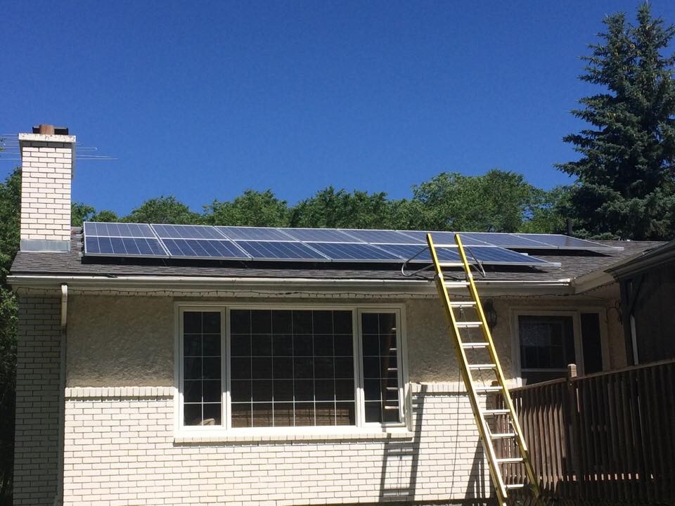 Residential Solar Project in Stonewall